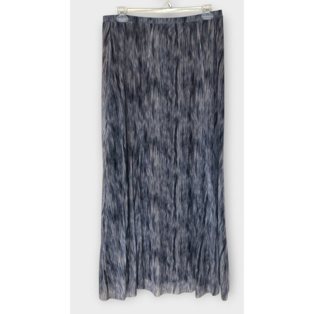 New Cupio Womens XL Maxi Gray Skirt A-Line Lightweight Flowy Whimsygoth Fairy